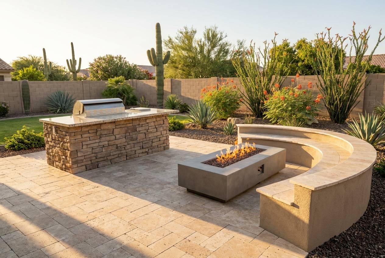 Outdoor living & fire features in Sun City West, AZ